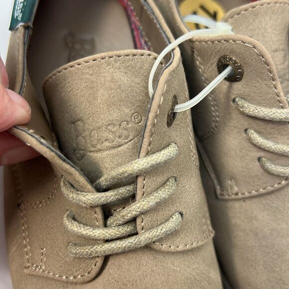 Bass Tan faux suede bucks size 12 NWT - Picture 8 of 10